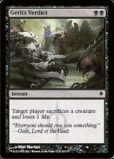 4x Geth's Verdict NM-Mint, English New Phyrexia MTG Magic