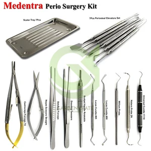 Kit de cirugía de micro período cirugía plástica periodontal periostio oral - Imagen 1 de 11