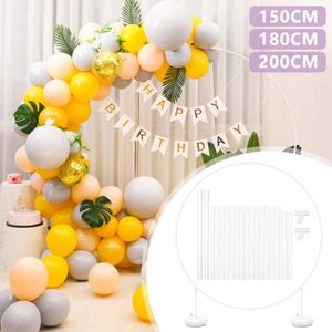 Balloon Column Stand Round Circle Frame Balloon Arch Stand Kit 59.1''Ⓚ☮(c - Picture 1 of 15