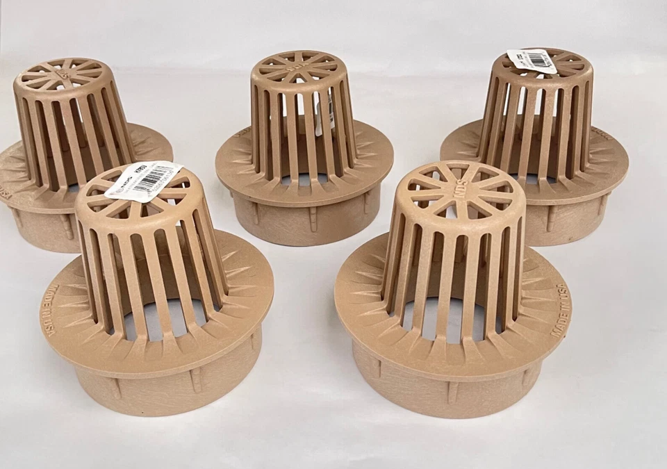 Grate 4" Atrium Black by National Diversified Sales in 3pk