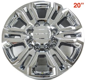 4 New GMC Sierra Denali 2500 3500 HD 8 Lug Chrome Replica 20” Wheels Rims 5957 - Picture 1 of 2