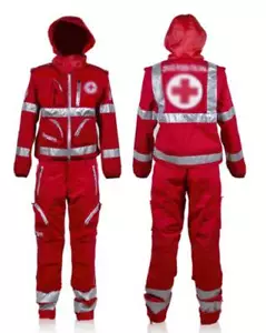 DIVISA ELASTICIZZATA CROCE ROSSA CAPITOLATO RICAMATA 118 ITALIANA - Foto 1 di 5