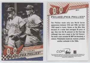 2020 Topps Decades Best Series 2 Teams Blue Philadelphia Phillies #DB-2