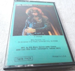 Hot August Night by Neil Diamond (Cassette, Album, 1972, MCA Records) RCA Music - Picture 1 of 3