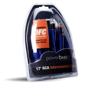 CAVO CONNETTORE RCA SCHERMATO PER AUTO POWERBASS ARCA - 17. 5 METRI SPL - Foto 1 di 2