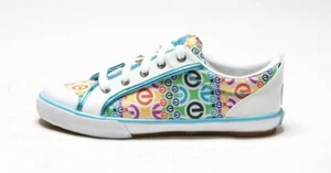 VINTAGE 2007 ECKO Girls Elitest Sneaker 28146LWBL White/Blue - Picture 1 of 4