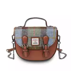 Harris Tweed Mini Cobble Satchel - Picture 1 of 27