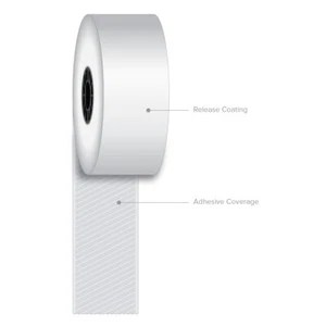 1 1/2" (40 mm) x 270' Iconex Full-Tack Sticky Media Linerless Labels (12 rolls) - Picture 1 of 1