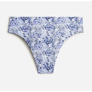 J. Costume da bagno girocollo bikini vita alta fondo tarassaco vortice 2x viola floreale nuovo con etichette - Foto 1 di 7