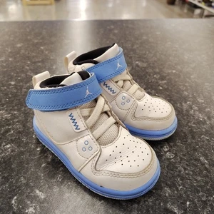 Nike Jordan 1 Flight 2 Basketball Sneakers Mid Top Athletic Shoes 631786 Size 6C - Picture 1 of 8