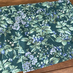 Tenda vintage Laura Ashley verde bacche di rovo floreale Valence Cottage Core 18x88 - Foto 1 di 4