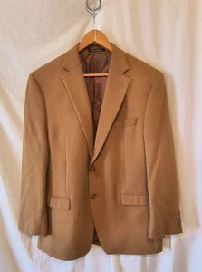 Vintage Lauren Ralph Lauren Men's 100% Camel Hair Blazer, Size 42R Tan - Picture 1 of 17
