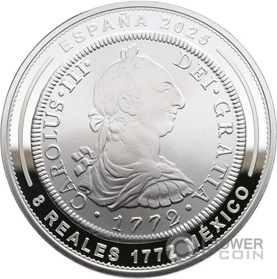 CARLOS III MÉXICO Mint Museum Jewels Silver Coin 10€ Spain 2025 - Image 1 of 3