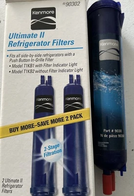 One (1) Kenmore Ultimate II Blue Refrigerator Filter - New Open Box - Image 1 of 2