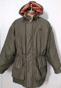 Vtg Weatherproof Garment Co Cinch Waist Men's Jacket Detachable Hood XL Suede - Picture 1 of 19