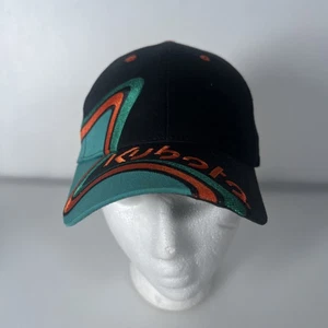 Kubota Traktoren Mütze orange schwarz türkis Farm Ranch Bau 90er K-Produkte Cap - Bild 1 von 10