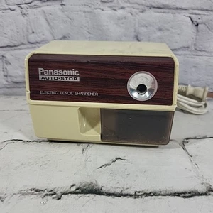 Vintage Panasonic KP-110 Auto Stop Electric Pencil Sharpener Tested Works - Picture 1 of 8