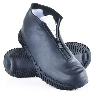 Shiwely Silicone Waterproof Shoe Covers, Upgrade Reusable Overshoes with Zipp... - Picture 1 of 7