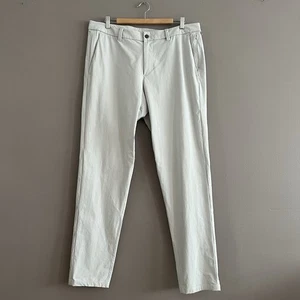 Pantalones Lululemon ABC Commission Hombre 36 x 32 Calce Clásico Rendimiento Elastizados Gris - Imagen 1 de 12