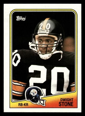 Dwight Stone 1988 Topps #167 Pittsburgh Steelers - Image 1 of 2