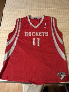Vintage Houston Rockets Yao Ming #11 Jersey Size 2XL + 2 NBA Nike Shirt - Picture 1 of 10