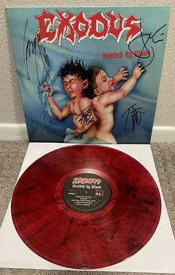 Exodus Bonded by Blood Signed Limited Vinyl LP /149 Premiere Collectables Metal - Image 1 of 4