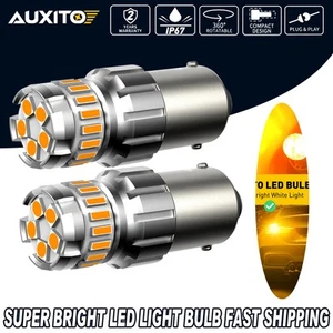 AUXITO 1156 12496 Ámbar LED Bombilla Giratoria Señal Error Luz Libre Anti Hiper Flash - Imagen 1 de 9