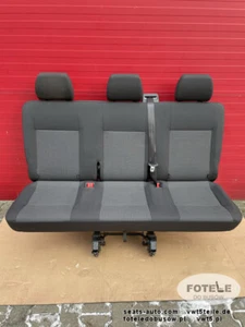 VW T6.1 T6 Caravelle Seat rear triple Transporter Double Grid | Sitzbank Sitz  - Imagen 1 de 1