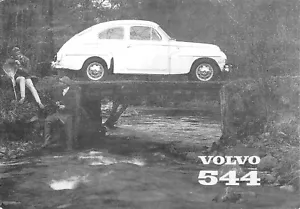 ANTIQUE AUTO, VOLVO 544 AD FROM EUROPE, VINTAGE POSTCARD (X229) - Picture 1 of 2