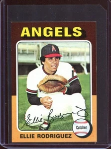 1975 Topps MINI Baseball # 285 Ellie Rodriguez (NM-MT) Near Mint to Mint - Picture 1 of 2