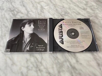 Patti Smith People Have The Power CD Single PROMO! ORIGINAL Arista ASCD-9689 OOP Foto 1 de 4
