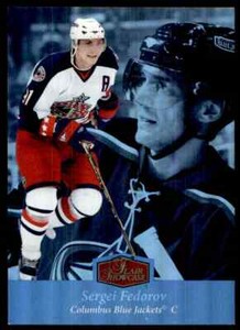 2007-08 ULTRA FLAIR SHOWCASE SERGEI FEDOROV COLUMBUS BLUE JACKETS #52