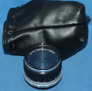 Lente Auto Mamiya Sekor 1:2 50 mm No. 132688 con bolsa - Imagen 1 de 3