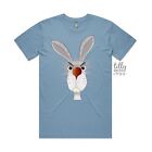 Easter T-Shirt, Men's Easter T-Shirt, Rabbit Shirt, Easter T-Shirt, Dad Easter
