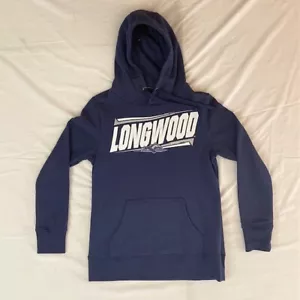 *NWOT* LONGWOOD LANCERS Fanatics Navy Blue NCAA Pullover Hoodie Sweatshirt (S) - Picture 1 of 6
