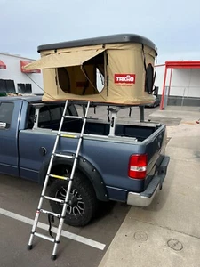 Takao Hardshell Roof Top Camp Tent Khaki For Cars Trucks SUVs Fits 2-3 Person - Picture 1 of 11
