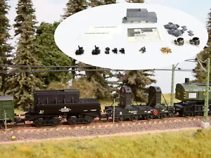 MU N-G99200 - Wasserwagen Dampfkran Komplettbausatz Ep.III-IV - Spur N - NEU - Bild 1 von 1