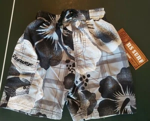 Traje de baño RS Surf para niños pequeños 3T gris hawaiano - Imagen 1 de 5