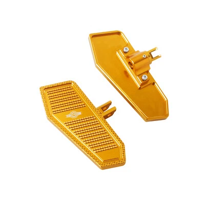 Gold Driver Footpegs Flootboards for Harley 18-23 FX Softail Breakout Fat Bob  Foto 1 de 4