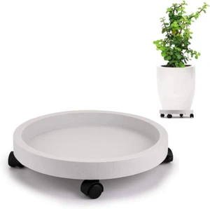 Plant Caddy 13 Inches, Wheeled Planter Pallet, Plant Stand Dolly for Heavy Plant - Picture 1 of 12