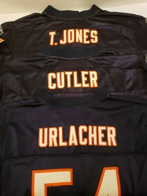 LOTE DE 3 CAMISETAS REEBOK CUTLER URLACHER JONES CHICAGO BEARS JUVENILES MEDIANAS  Foto 1 de 4