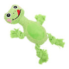  Dog Teething Rope Frog Design Plaything Pet Chew Toys Clean