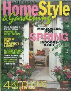 American Home Style & Gardening Magazine April 1995 Makeovers For Spring In Out - Picture 1 of 1