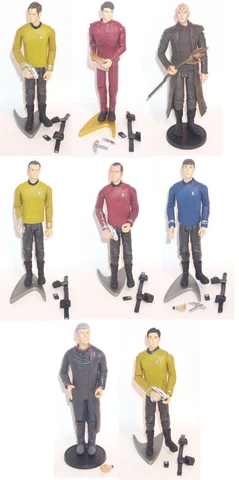 Star Trek Warp Collection Action Figures [MULTI-LISTING] Playmates 6" Movie TOS Cover