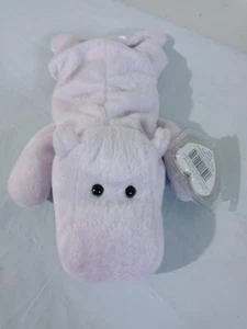 Ty Beanie Baby "Happy" the Hippo Rare Retired 1993-1994 w/ERRORS Excellent - Picture 1 of 6