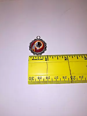 Vintage Washington Redskins Metal Charm For Necklace used and rare - Image 1 of 4