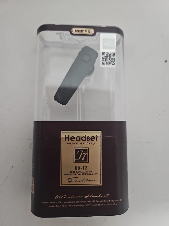 Auriculares Inalámbricos Remax Moda Color Negro Alta Fidelidad Sonido Calidad Modelo RB-T7 Foto 1 de 1