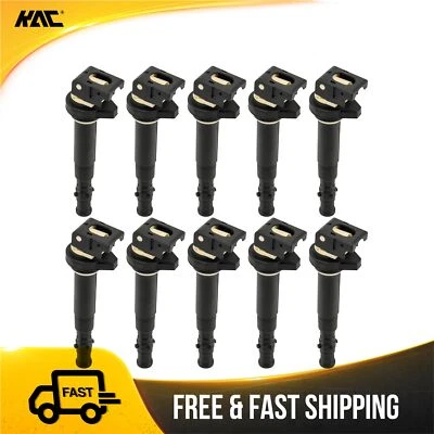 Pack Of 10 Ignition Coil For BMW M5 M6 5.0L 2006 2007 2008 2009 2010 UF572 Foto 1 de 4