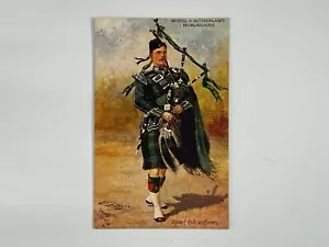Tuck's Oilette -Argyll & Sutherland Highlanders - Scottish Unposted Postcard A-1 - Imagen 1 de 2