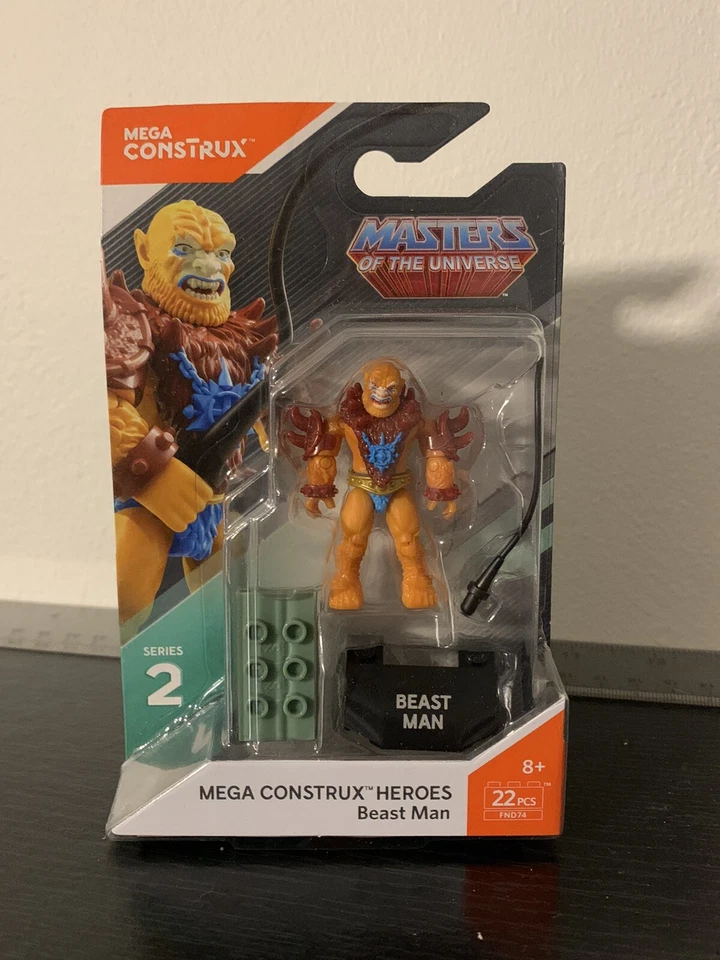 Mega Construx Heros BEAST MAN - MASTERS OF THE UNIVERSE Serie 2 NUEVO PRECINTADO Foto 1 de 1